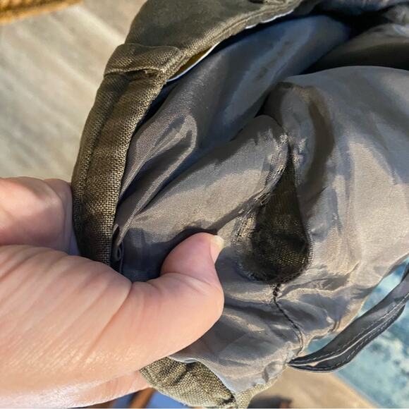 Talbots Green Chinos Relaxed Fit Lightweight 100% Irish linen size 16W - Picture 14 of 16